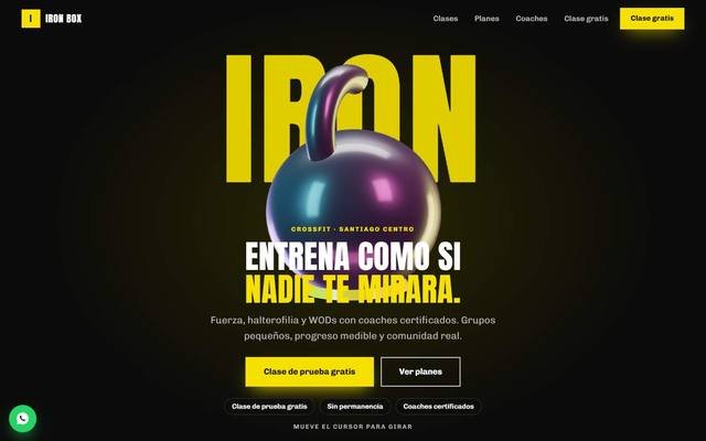Demo web: IRON Box
