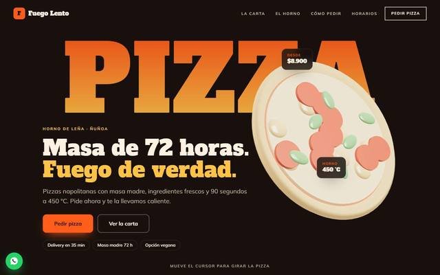 Demo web: Fuego Lento