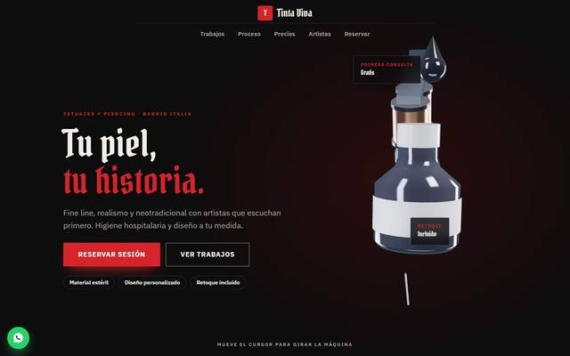 Demo web: Tinta Viva